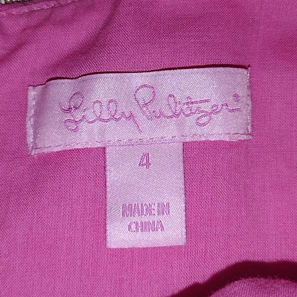 ⭐Lilly Pulitzer Janice Shift Hotty Pink Dress - Picture 4 of 4